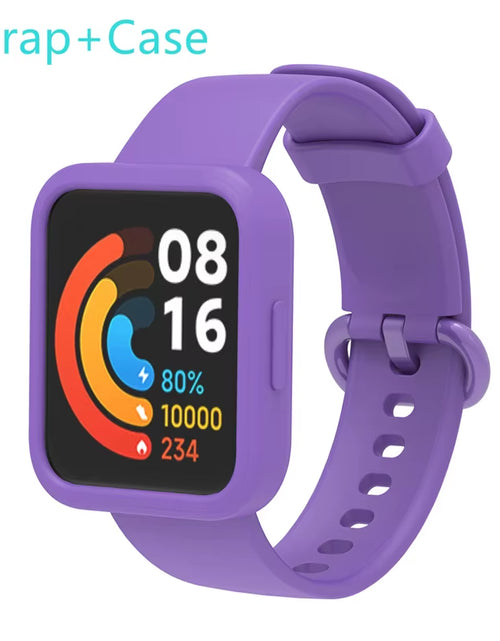 Load image into Gallery viewer, Silicone Strap for Xiaomi Mi Watch Lite / Watch 2 Watch Charger Protector Case Bracelet Watch Band for  Watch / 2 Lite
