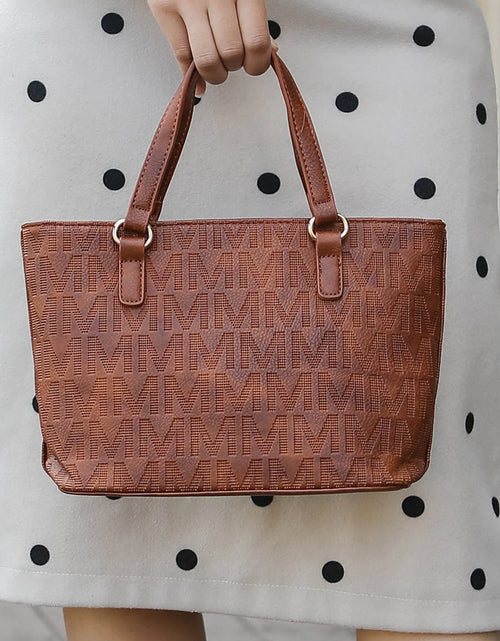 Load image into Gallery viewer, Bolsos Tote De Mujer Veganos De Cuero M, MU Burdeos, 4 Unidades
