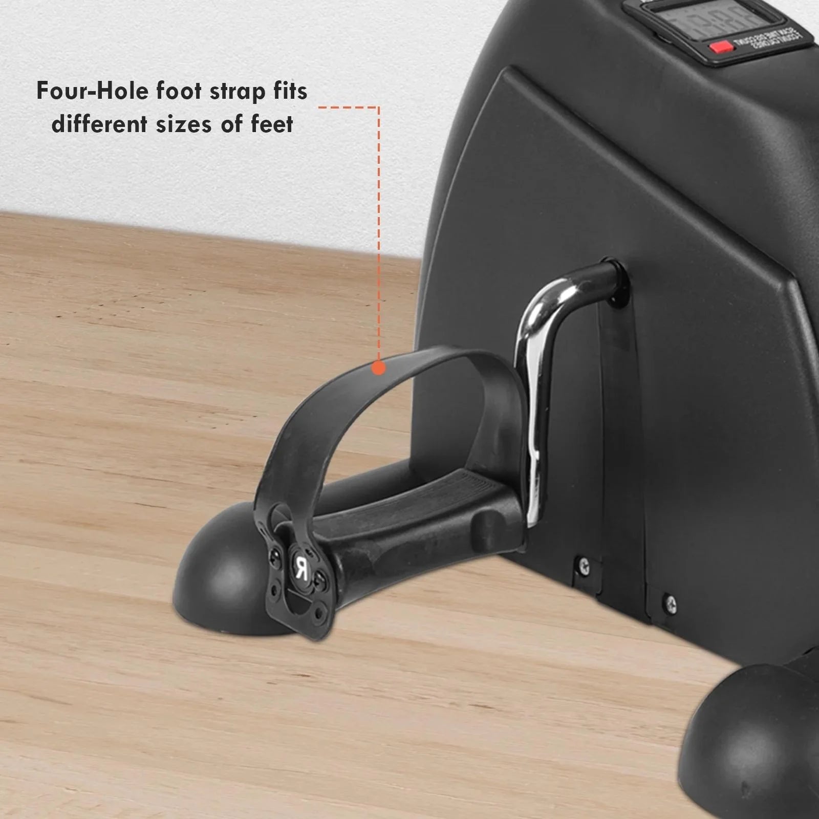 Ejercitador De Pedal De Bicicleta De Escritorio, Ejercicio De Interior De Mini Exercise Bike Stepper, Ejercitador De Pedal De Bicicleta Para Ancianos Debajo Del Equipo De Fitness De Escritorio Con Pantalla LCD