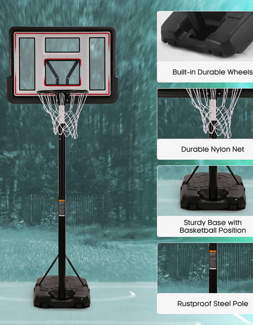 Load image into Gallery viewer, Maxkare 6.56'-10' Altura Ajustable 44" Sistema Basketball Portátil Para Exteriores Duradero (Adulto)
