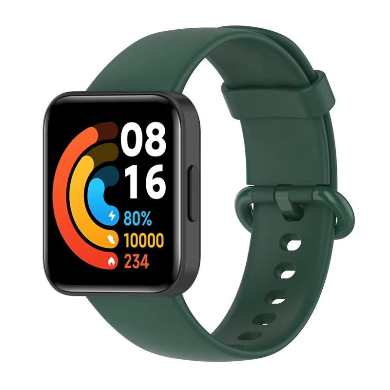 Silicone Strap for Xiaomi Mi Watch Lite / Watch 2 Watch Charger Protector Case Bracelet Watch Band for  Watch / 2 Lite
