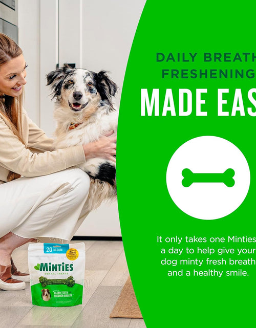 Load image into Gallery viewer, Vetiq Dog Dental Bone Treats, Dental Chews for Dogs, (Perfect for Tiny/Small Dogs under 40 Lbs)
