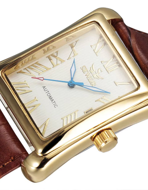 Load image into Gallery viewer, SEWOR Luxury Men Watches Fashion Rectangle Watches Men Gold Automatic Mechanical Watches Men Man Watches Relogio Masculino
