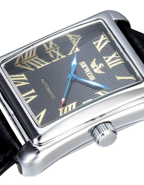 Load image into Gallery viewer, SEWOR Luxury Men Watches Fashion Rectangle Watches Men Gold Automatic Mechanical Watches Men Man Watches Relogio Masculino
