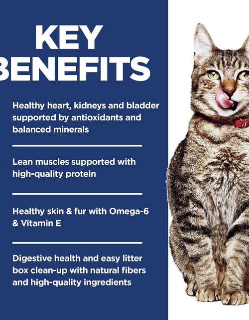 Load image into Gallery viewer, Dry Cat Food, Adult 7+ for Senior Cats, Indoor, Chicken Recipe, 15.5 Lb. Bag
