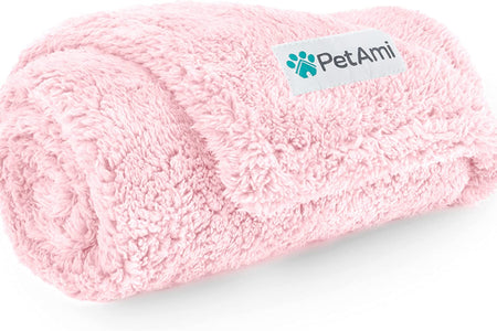 Fluffy Waterproof Dog Blanket Fleece | Soft Warm Pet Fleece Throw for Large Dogs and Cats | Fuzzy Plush Sherpa Throw Furniture Protector Sofa Couch Bed