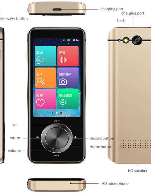Load image into Gallery viewer, Newest M9 Instant Voice Translator Portable Language Translator in Real-Time Smart Translator Supports 12 Offline Languages
