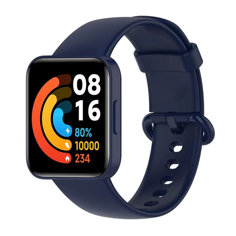 Silicone Strap for Xiaomi Mi Watch Lite / Watch 2 Watch Charger Protector Case Bracelet Watch Band for  Watch / 2 Lite
