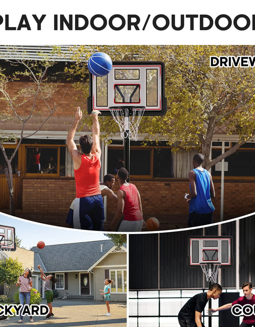 Load image into Gallery viewer, Maxkare 6.56'-10' Altura Ajustable 44" Sistema Basketball Portátil Para Exteriores Duradero (Adulto)
