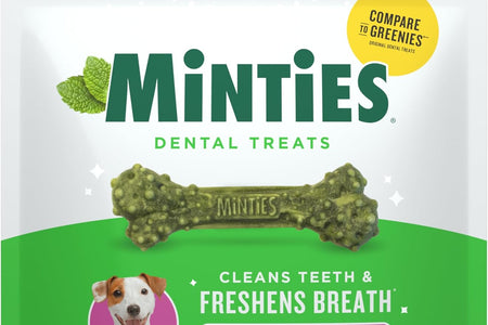 Vetiq Dog Dental Bone Treats, Dental Chews for Dogs, (Perfect for Tiny/Small Dogs under 40 Lbs)