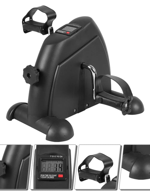 Load image into Gallery viewer, Ejercitador De Pedal De Bicicleta De Escritorio, Ejercicio De Interior De Mini Exercise Bike Stepper, Ejercitador De Pedal De Bicicleta Para Ancianos Debajo Del Equipo De Fitness De Escritorio Con Pantalla LCD
