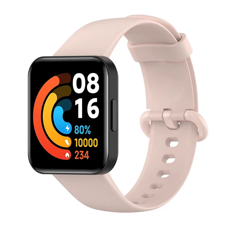 Silicone Strap for Xiaomi Mi Watch Lite / Watch 2 Watch Charger Protector Case Bracelet Watch Band for  Watch / 2 Lite