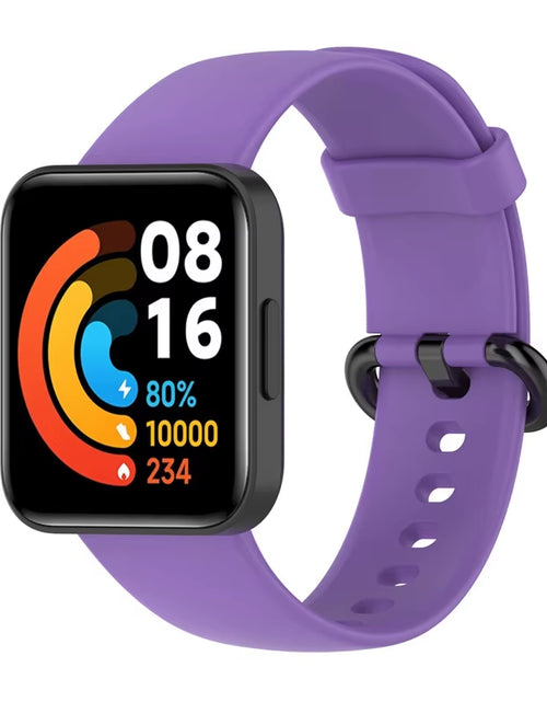Load image into Gallery viewer, Silicone Strap for Xiaomi Mi Watch Lite / Watch 2 Watch Charger Protector Case Bracelet Watch Band for  Watch / 2 Lite
