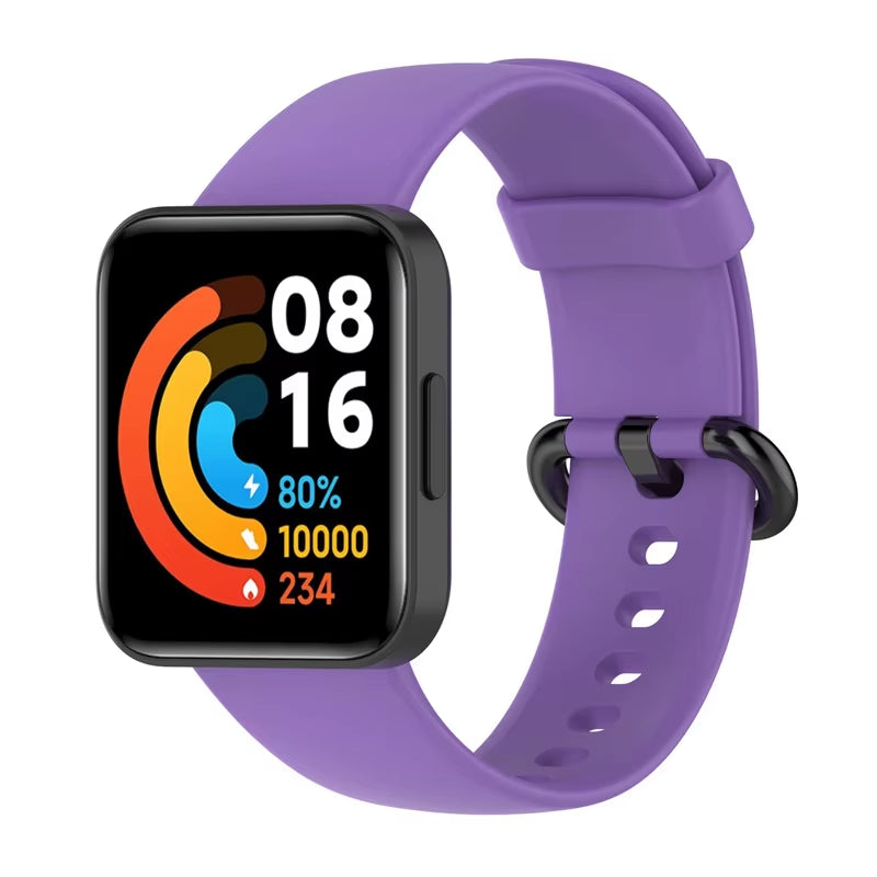 Silicone Strap for Xiaomi Mi Watch Lite / Watch 2 Watch Charger Protector Case Bracelet Watch Band for  Watch / 2 Lite