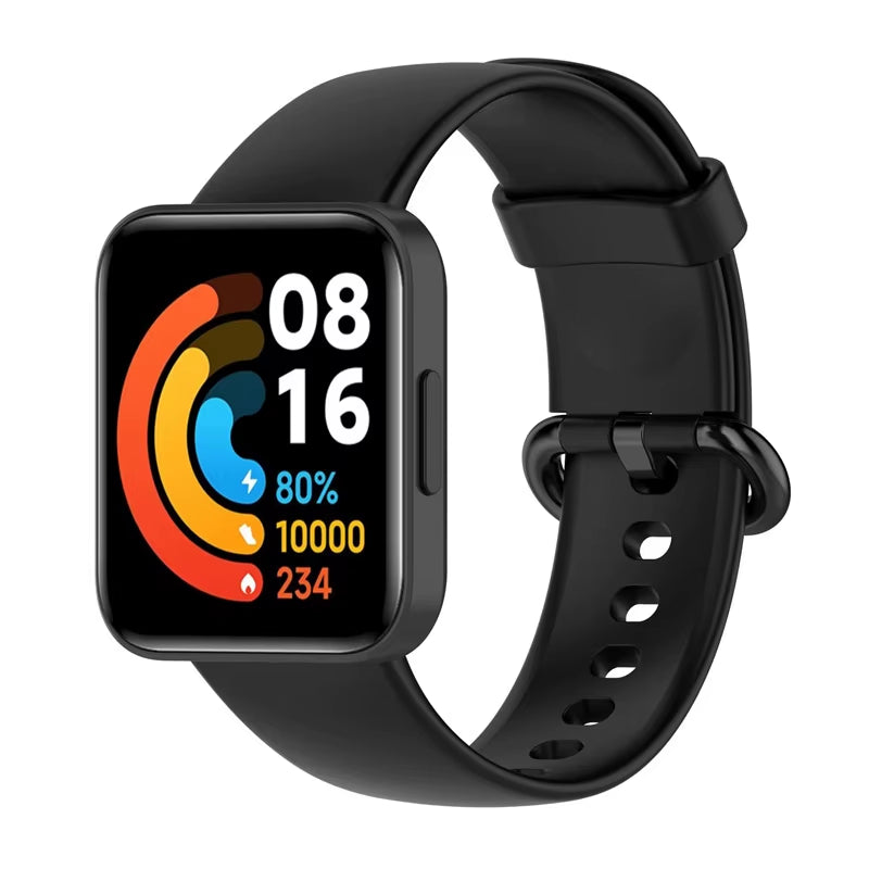 Silicone Strap for Xiaomi Mi Watch Lite / Watch 2 Watch Charger Protector Case Bracelet Watch Band for  Watch / 2 Lite