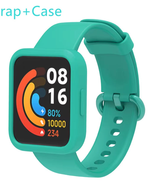 Load image into Gallery viewer, Silicone Strap for Xiaomi Mi Watch Lite / Watch 2 Watch Charger Protector Case Bracelet Watch Band for  Watch / 2 Lite
