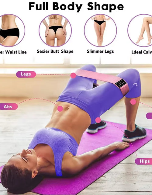 Load image into Gallery viewer, Fitness Resistance Band Elastic Bands for Fitness Hip Expansion Belt Home Sports Equipment Portable Body Building Entertainment
