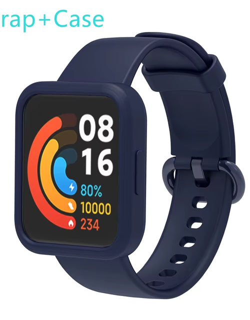 Load image into Gallery viewer, Silicone Strap for Xiaomi Mi Watch Lite / Watch 2 Watch Charger Protector Case Bracelet Watch Band for  Watch / 2 Lite
