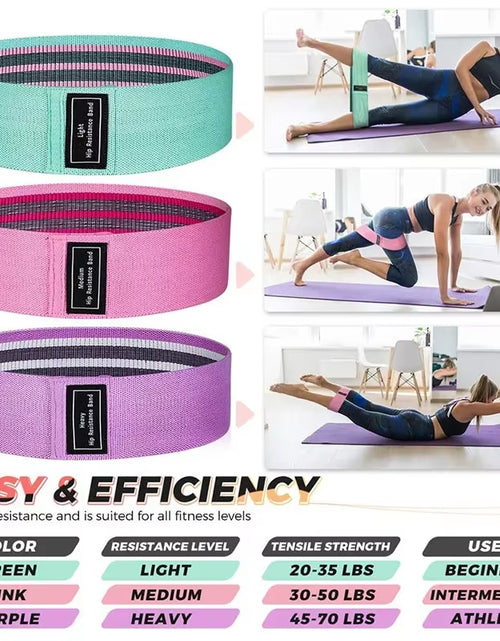 Load image into Gallery viewer, Fitness Resistance Band Elastic Bands for Fitness Hip Expansion Belt Home Sports Equipment Portable Body Building Entertainment
