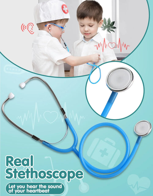 Load image into Gallery viewer, Doctor Kit for Kids Realistic, 36PCS Kids Doctor Kit Wooden, Doctor Pretend Playset

