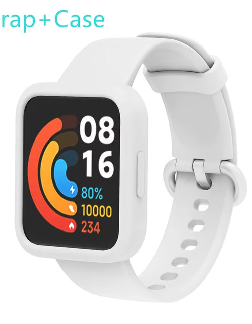 Load image into Gallery viewer, Silicone Strap for Xiaomi Mi Watch Lite / Watch 2 Watch Charger Protector Case Bracelet Watch Band for  Watch / 2 Lite
