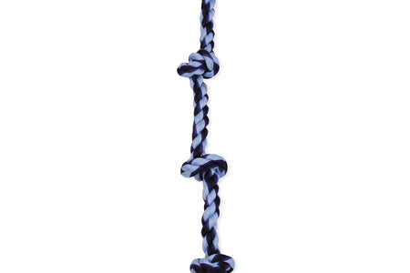 Flossy Chews Cloth 4 Knot Tug Rope Dog Toy, Large, 27", Assorted Colors