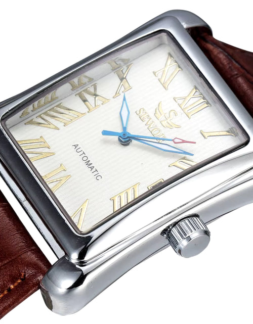 Load image into Gallery viewer, SEWOR Luxury Men Watches Fashion Rectangle Watches Men Gold Automatic Mechanical Watches Men Man Watches Relogio Masculino
